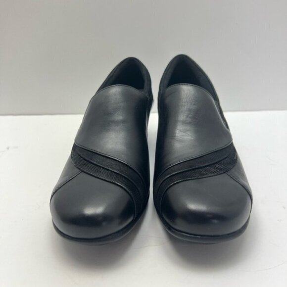 Aravon, Ladies Provence Asym Slip-On Shoes - Black. Size: 8.5 (US). NIB - Picture 2 of 16